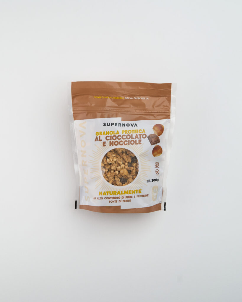 Granola proteica AL CIOCCOLATO E NOCCIOLE