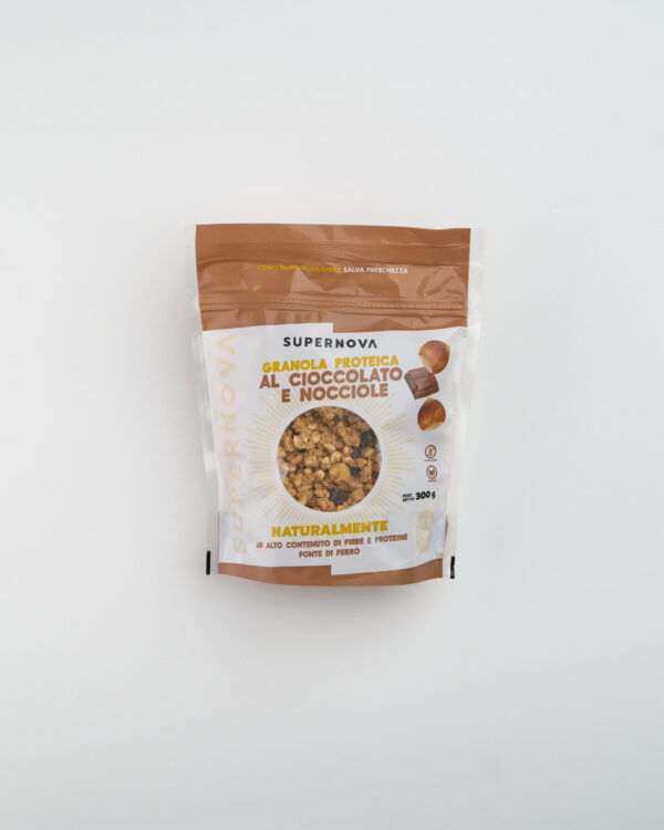 Granola proteica AL CIOCCOLATO E NOCCIOLE