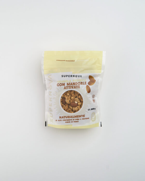 Granola proteica CON MANDORLE ATTIVATE